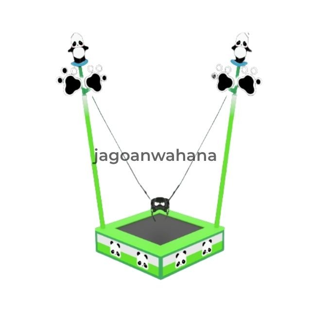 Panda Children's Single Trampoline