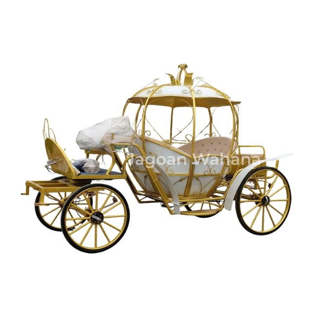 White-gold Pumpkin Carriage 2