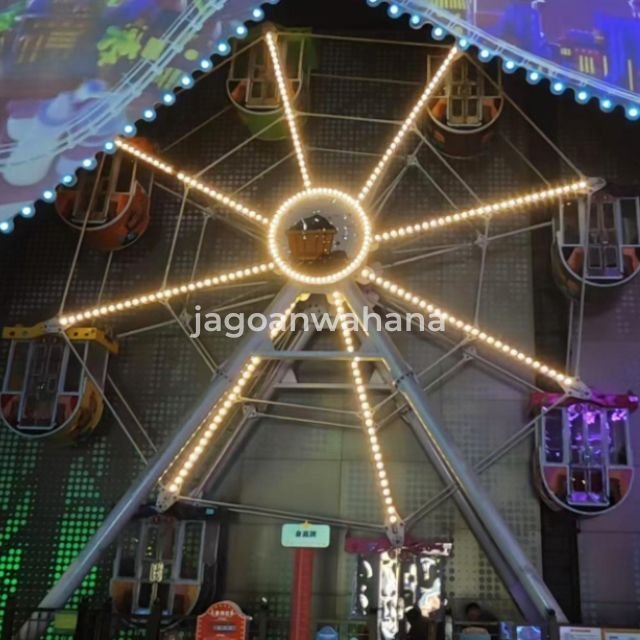 Bianglala berukuran sedang yang cocok untuk anak-anak