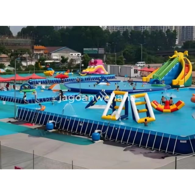 Land Support Water Pool Challenge Park