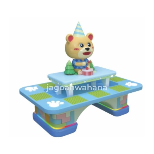 Happy Bear Building Block Table