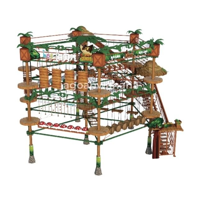 High Rope Net - Jungle Theme