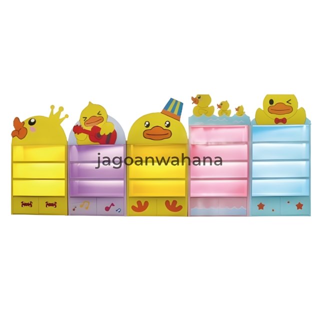 Little Yellow Duck Manual Display Cabinet