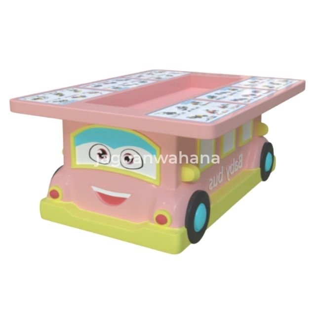 Pink Bus Puzzle Board