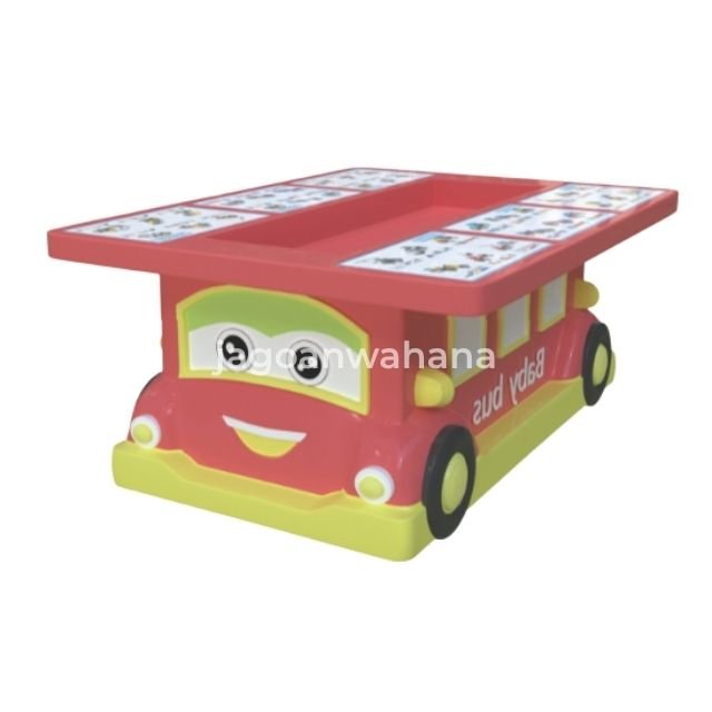 Red Bus Puzzle Board